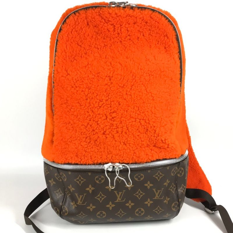 Louis Vuitton Backpack Sac Celebrating Backpack M40277 Fur Orange
