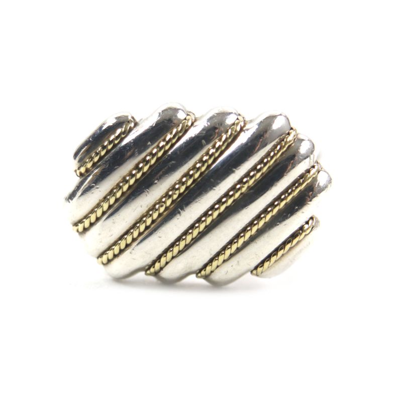  Tiffany & Co Combination Twisted Rope Cufflinks Button Cufflinks Sv925 18K