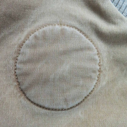 Louis Vuitton 23SS 1ab74i Cotton Washed Denim Cropped Bomber Jacket Beige 34