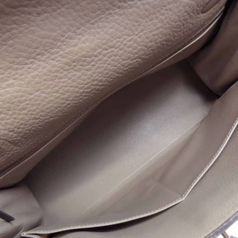 Hermes Kelly 32 Inside Stitched Tricolor Silver Hardware Handbag Taurillon Women