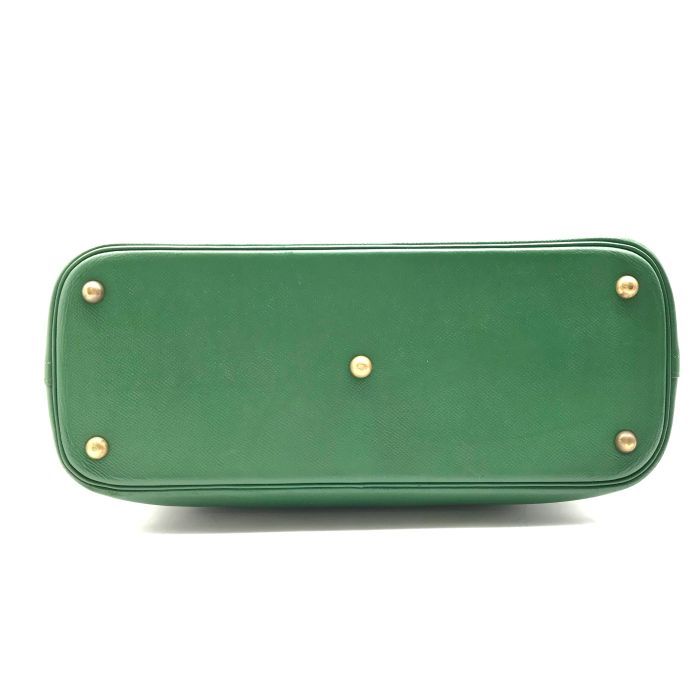 Hermes Bolide 35 Green Epsom Gold Hand Ba Handbag