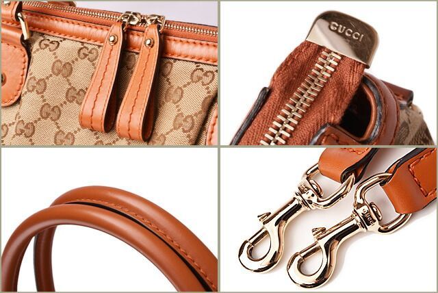 Gucci Tote Shoulder Bag Gucci 2-way Bag GG Brown Beige Light Brown 285730