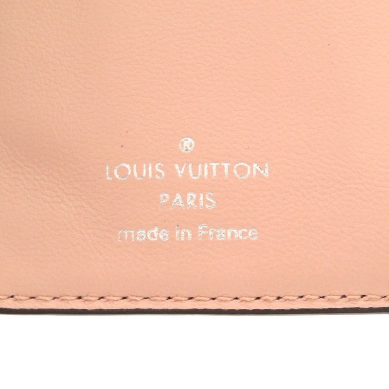 Louis Vuitton Monogram Mahina Portefeuille Cles A Magnolia M80629 IC Tag Fold