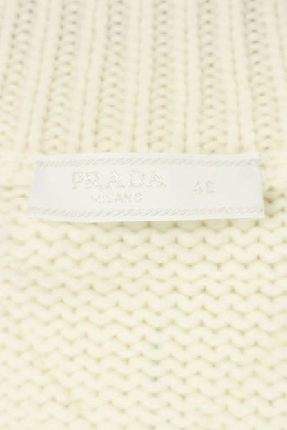 Prada Umb701 V-neck Low Gauge Cashmere Knit Men's 46