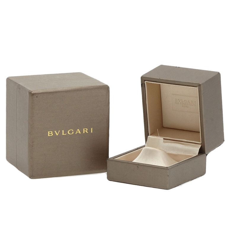 Bvlgari Bulgari Serpenti Malachite Diamond Ring And Ring 18K Pink Gold Ladies