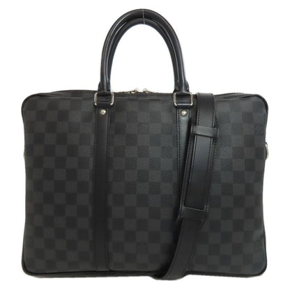 Louis Vuitton N41478 Porte Documents Voyage PM Business Bag Damier Canvas Men's