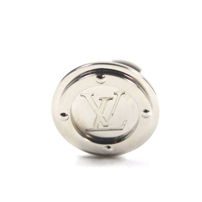  Louis Vuitton 2019 M68100 LV Circle Cufflinks Button Cufflinks Silver Made In