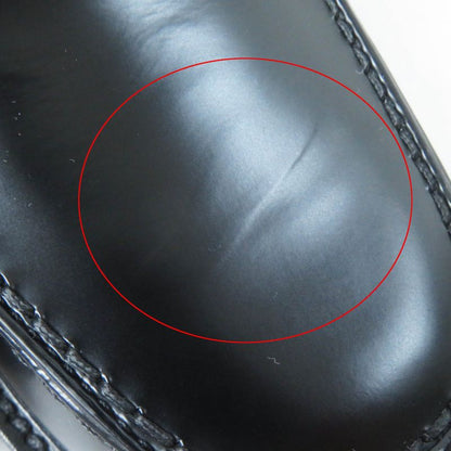 Christian DIOR BOY Leather Loafers Black 35 Women