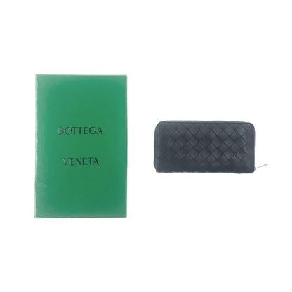 Bottega Veneta Intrecciato Zip Around Wallet Long Wallet