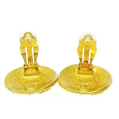 Chanel GP 96a Coco Mark Round Earrings Ladies 306701 Earrings