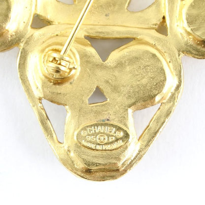 Chanel Coco Mark Gold Plated 95P Ladies 26.0g Brooch