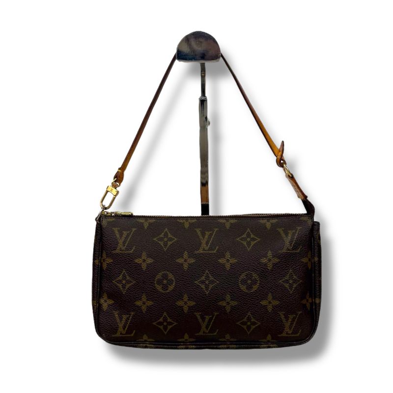 Louis Vuitton Accessoire Pochette Monogram Leather Accessory Pouch Mini Handbag