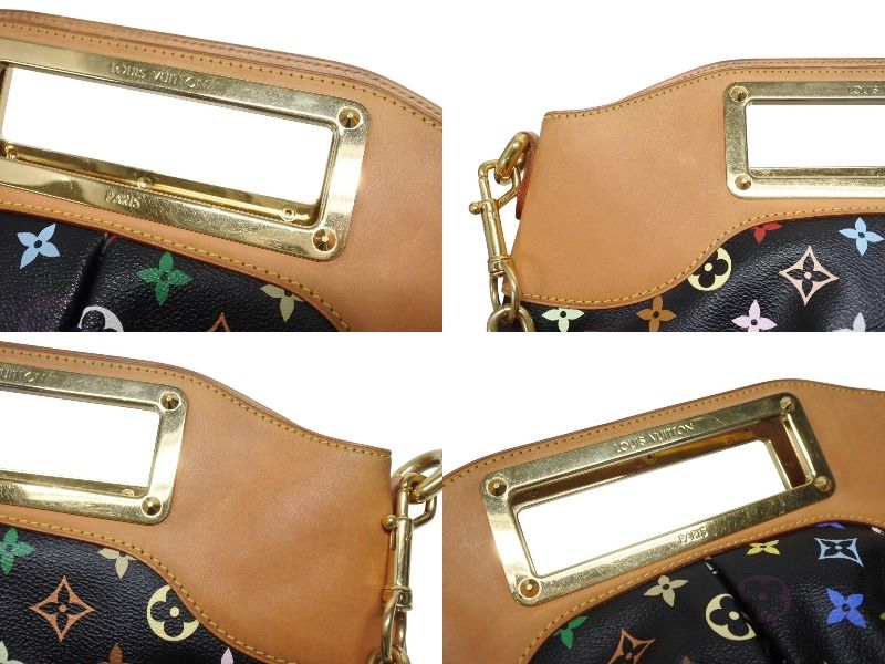 Louis Vuitton Shoulder Bag Judy MM Noir Takashi Murakami Monogram Multicolor — view 5