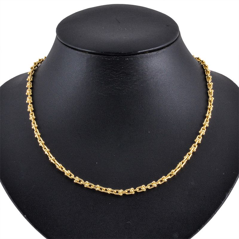 Tiffany & Co Tiffany & Co Hardware Microlink Necklace 18K Yellow Gold 266g