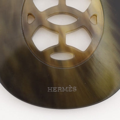 Hermes Lift GM Buffalo Horn Black Ladies 25.1g Necklace