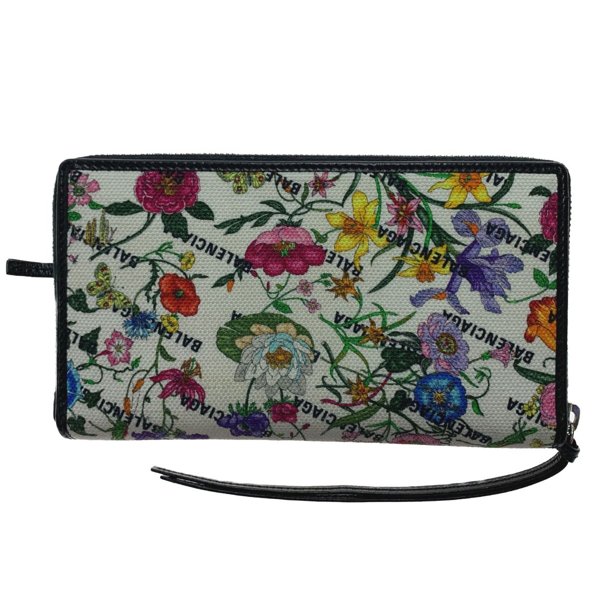 Gucci X Balenciaga Neo Classic Zip Around Wallet