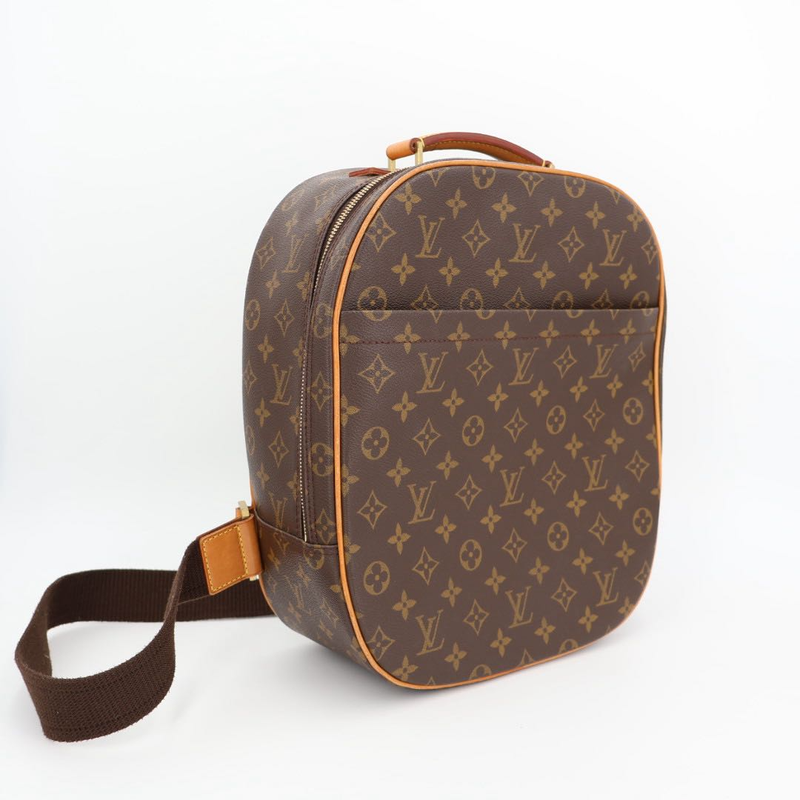 Louis Vuitton Pac-all Sac-a-do Bag Shoulder Hand Bag Monogram Brown M51132