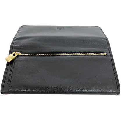 Loewe Bifold Long Wallet Black Amazona Excellent Condition Wallet Leather