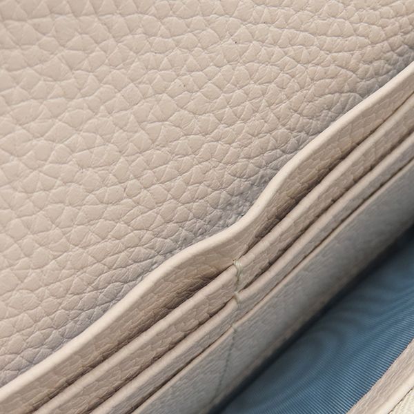 Gucci Long Wallet Interlocking G Python Wallet Leather Light Pink Gold Hardware