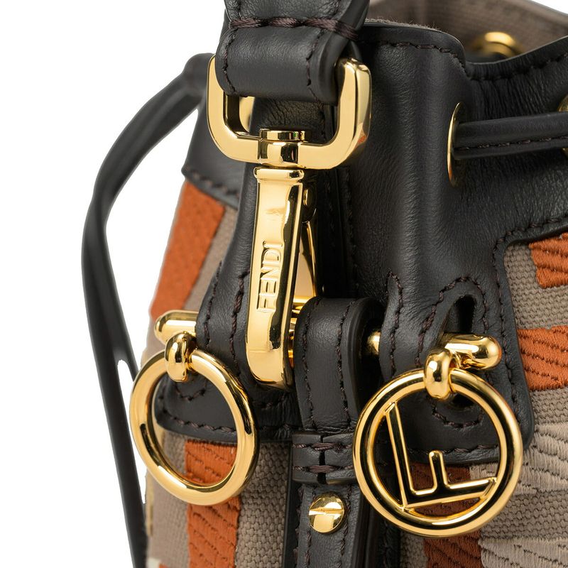 Fendi Shoulder Bag Montresor Brown