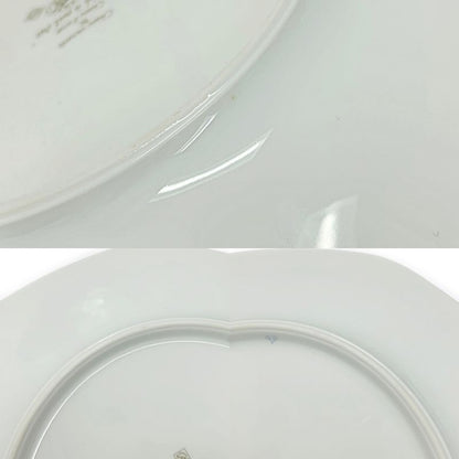 Hermes Porcelain Chasse Dachshund Dishware with Box Yellow 386994 Dish