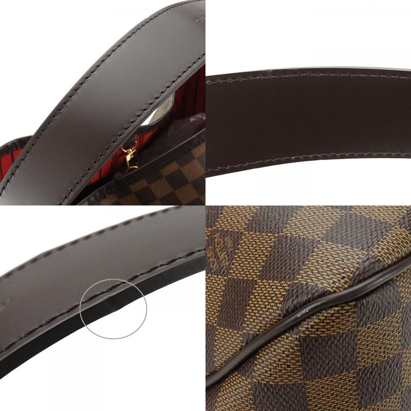 Louis Vuitton Shoulder Bag Delightful PM N41459 Damier Ebène Brown Gold