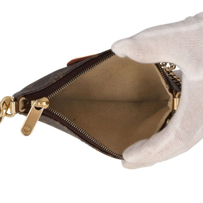 Louis Vuitton Pochette Mira PM M60095 Monogram Women's Shoulder Bag Brown