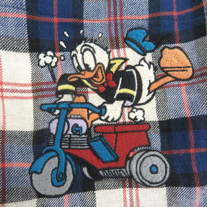 Gucci Disney Gucci Disney 644131 Linen Blend Checkered Donald Duck Embroidered