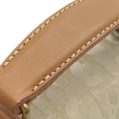 Christian Dior 2way Bag Trotter 2way Handbag Canvas Leather Beige Gold Hardware