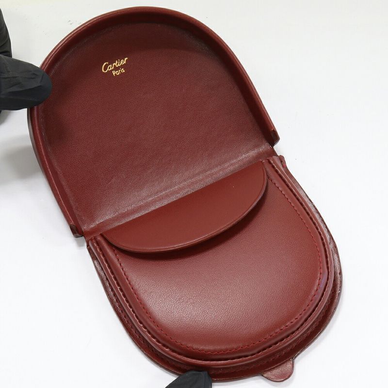 Cartier Coin Case Must Line Calf Bordeaux L3000463