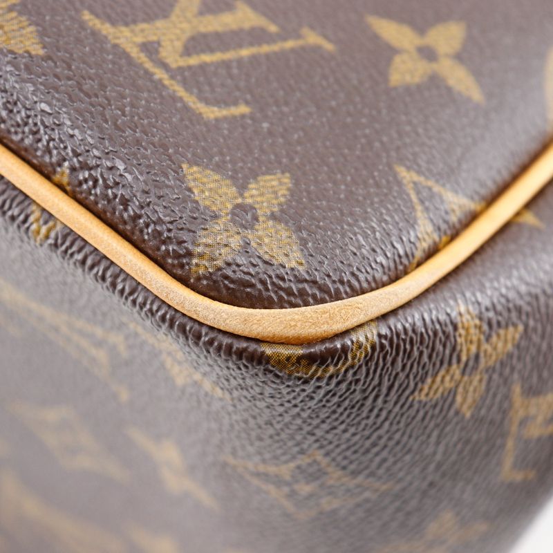 Louis Vuitton Batignolles M51156 Monogram Canvas Brown Vi2098 Ladies Handbag