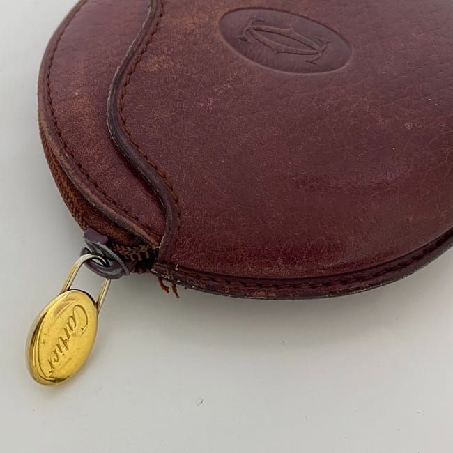 Cartier Coin Case Ec22481 Bordeaux Must Coin Purse