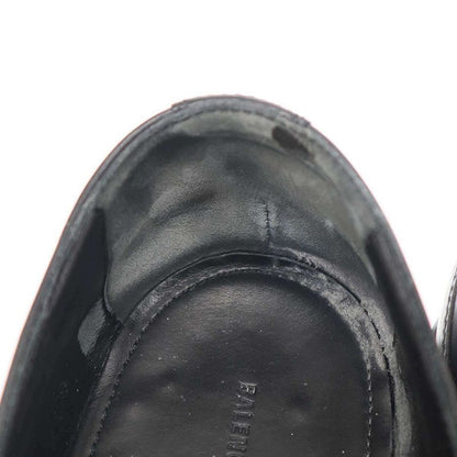 Balenciaga Soft Derby L20 Leather Derby Shoes 590716 Black 43