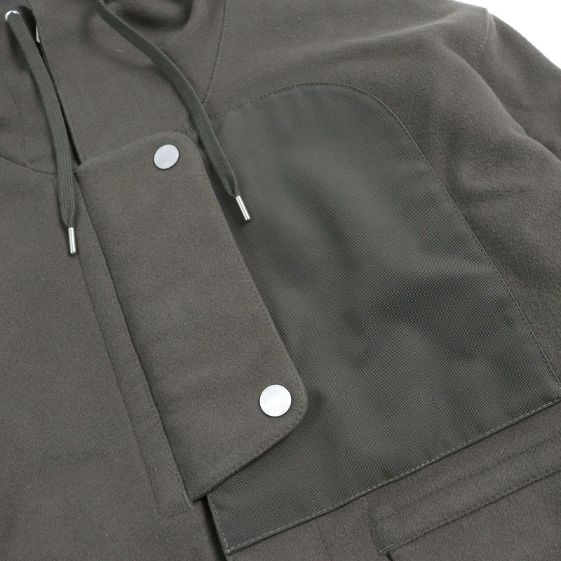 Hermes 24AW H462120hb 100% Wool Serie Buttons Water-repellent Nylon Switch