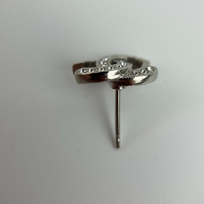 Chanel Coco Mark Accessories Earrings Silver C21V Vintage Ladies
