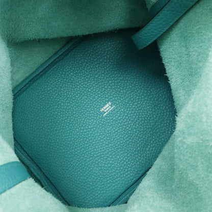 Hermes Picotin Lock MM Taurillon Clemence Green X Ladies Handbag