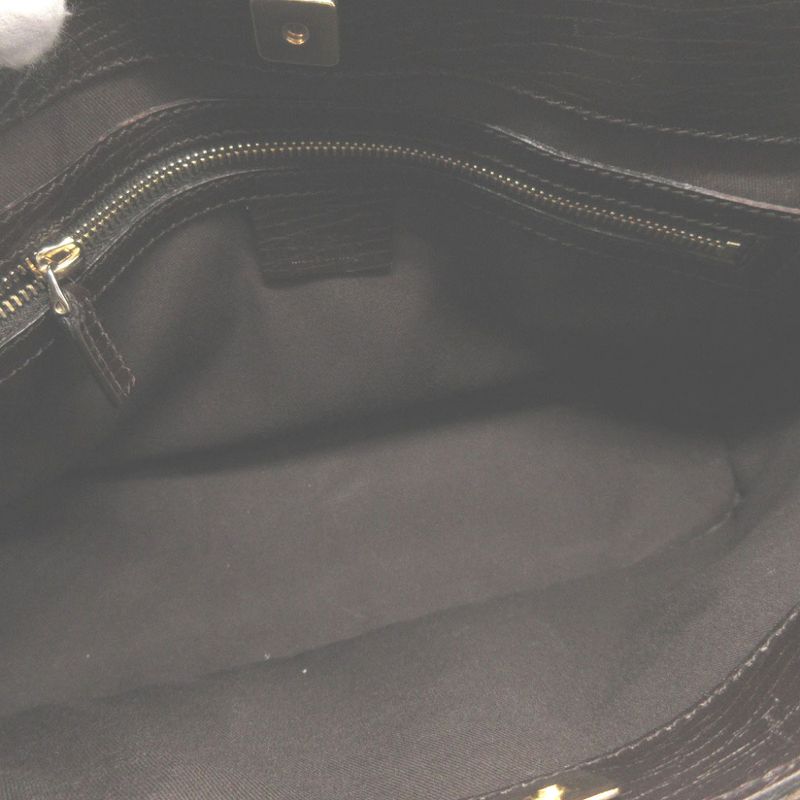 Gucci 137475 Sherry GG Canvas Leather Beige Brown Handbag 1789 Gucci