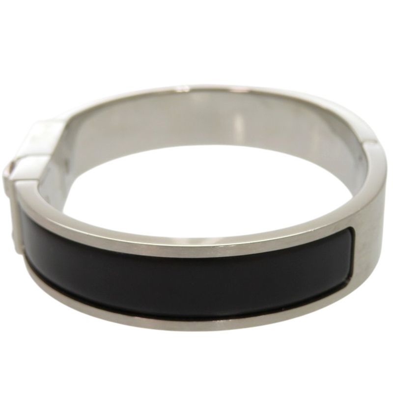 Hermes Kelly Men Sp0212 Metal Noir Black Matte Black Bangle 1698 Hermes