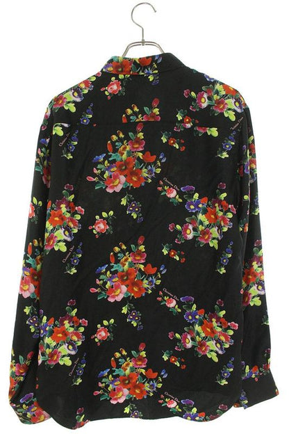 Dior 19SS 923c561w6009 BEE Embroidered Full Pattern Silk Long Sleeve Shirt Men