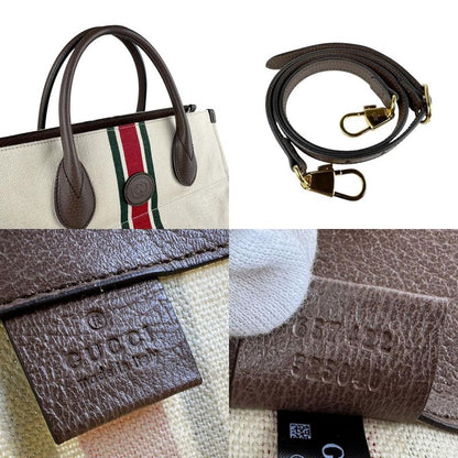 Gucci Shoulder Bag Handbag Sherry Line Fall Double Tote Bag 657422