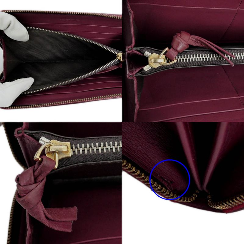 Bottega Veneta Zip Around Wallet Long Wallet Intrecciato 114076 Bold