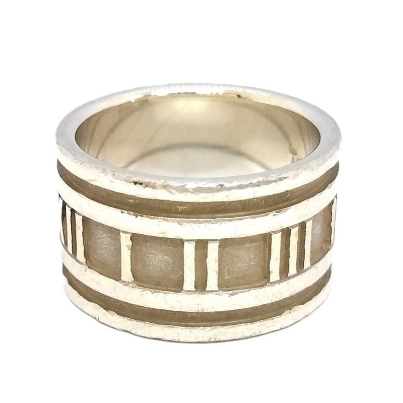 Tiffany & Co Tiffany & Co Atlas Wide Ring Ring Approx Size 14 Sv925 101 G Silver
