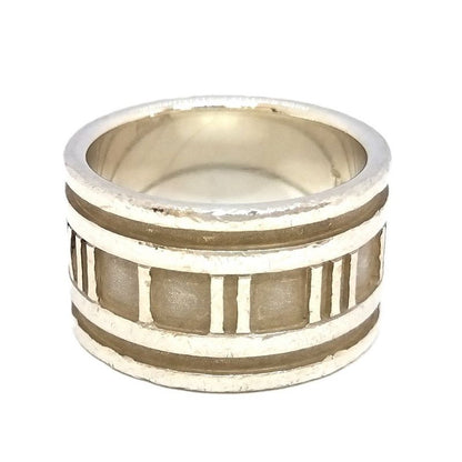 Tiffany & Co Tiffany & Co Atlas Wide Ring Ring Approx Size 14 Sv925 101 G Silver