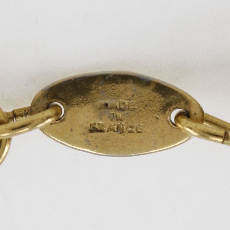 Chanel Long Chain Vintage Gold Plated Ladies 90.2g Necklace