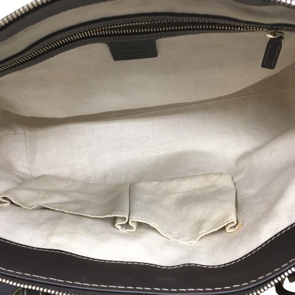 Gucci 257069 GG Pattern Handbag Canvas Tote Bag Gucci Beige