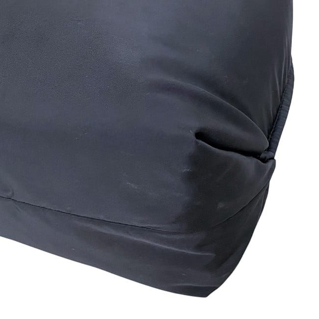 Prada Tote Bag Black NERO Excellent Condition Nylon Leather Preowned 255