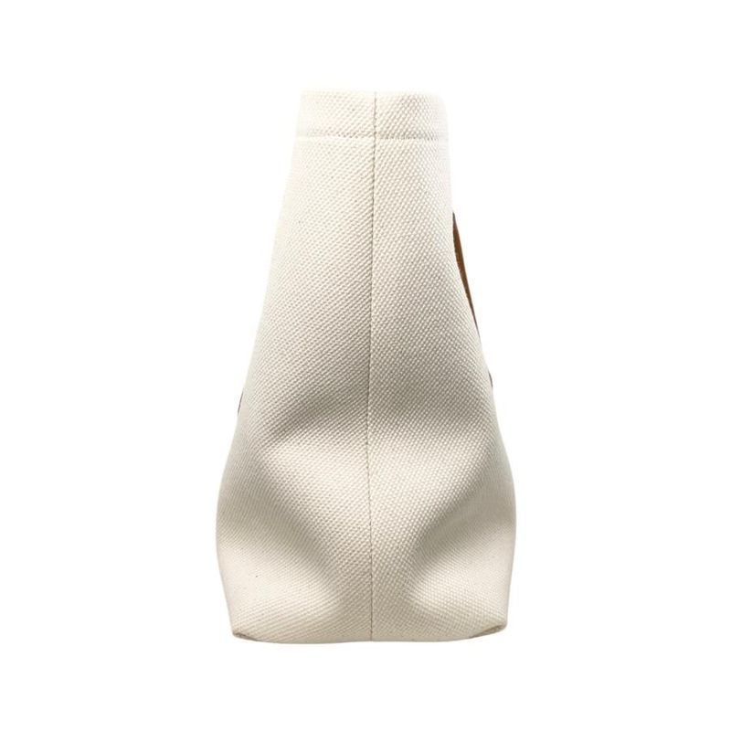 Celine Tote Bag Horizontal Cabas 190062 Canvas Leather Logo Brown Beige Celine