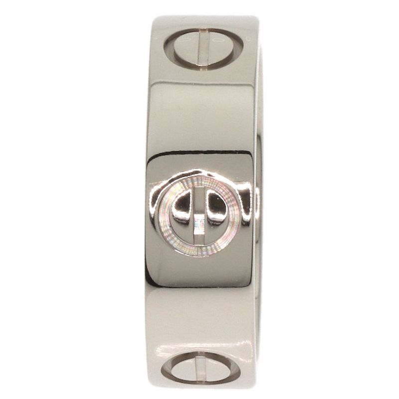 Cartier Love Ring #50 Ring - 18K White Gold Ladies