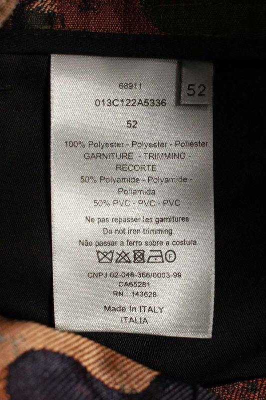 Dior X Peter Doig 013c122a5336 Metallic Camouflage Cargo Long Pants Men's 52