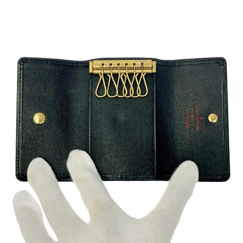 Louis Vuitton M63812 Epi Leather Multicles 6 Key Case Noir Black 303014 Key Case